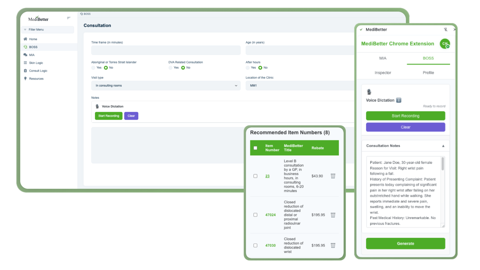MediBetter BOSS and Chrome Extension